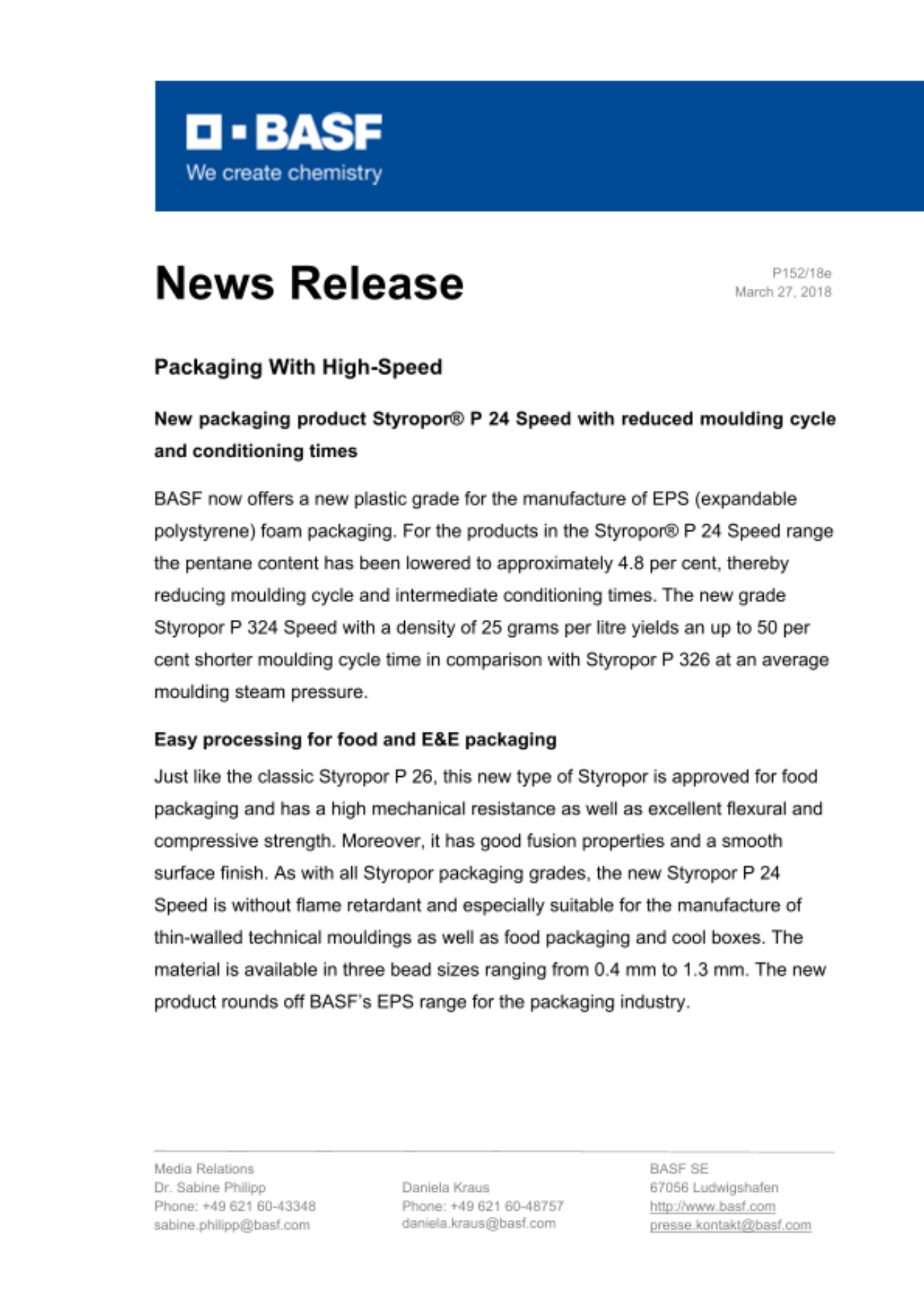 News Release News Release